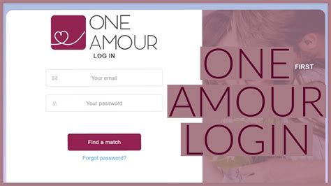 oneamour login|OneAmour